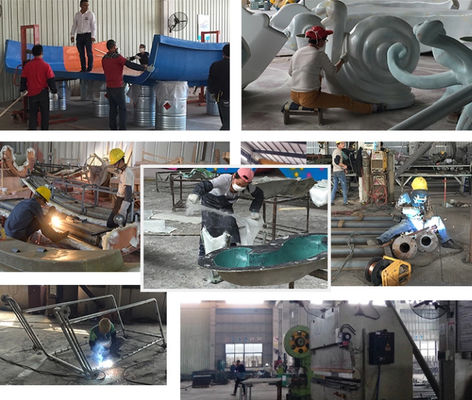 Fiberglass Caterpillar Aqua Water Slides